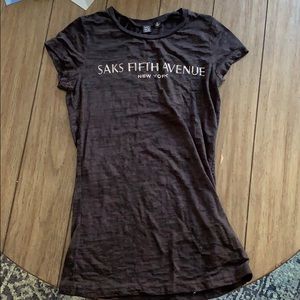 Saks Fifth Avenue employee tee!
